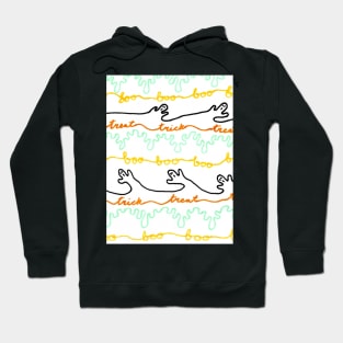 Spooky Doodle Print Hoodie